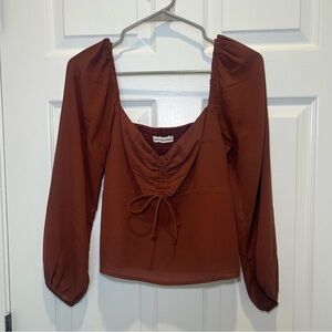Abercrombie & Fitch Women's Rust Blouse